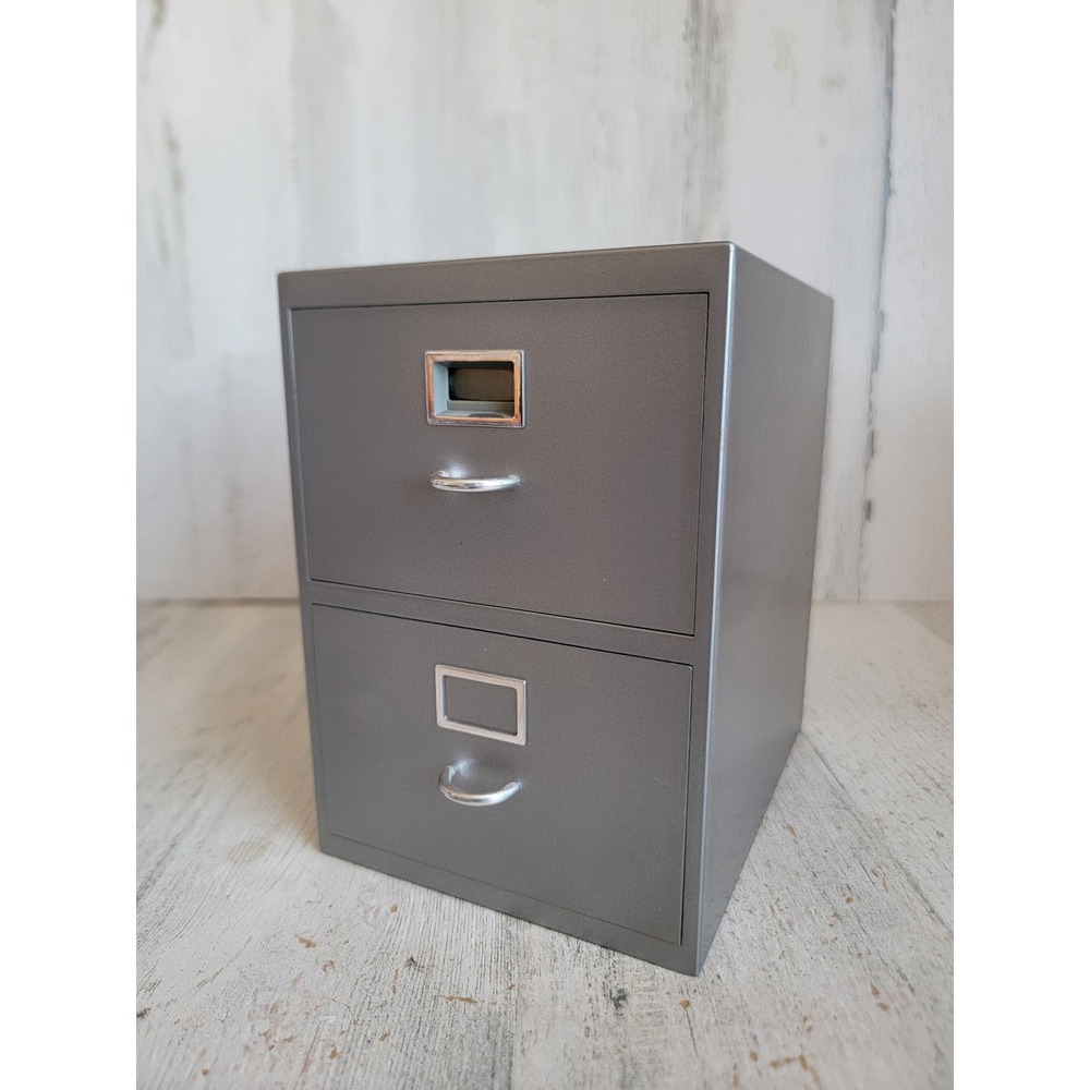 Play doll gray file cabinet accessory office worker‎ home decor toy